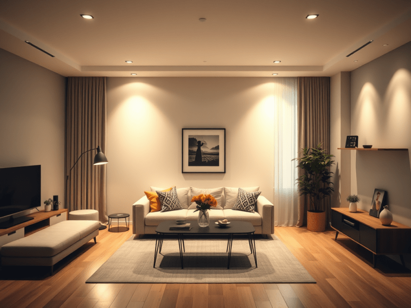 conseils d&rsquo;éclairage pour le&nbsp;salon