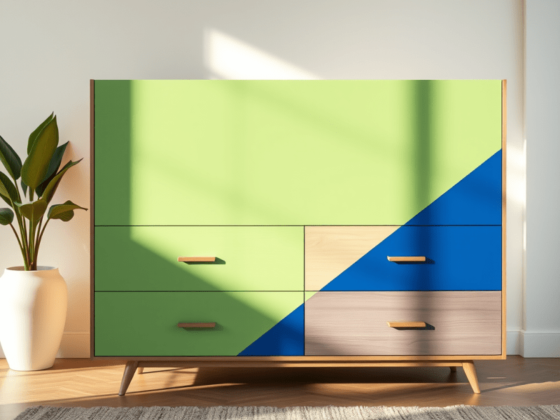 une vieille commode en pin, voici 3 idées de &lsquo;hack&rsquo; pour la&nbsp;moderniser.