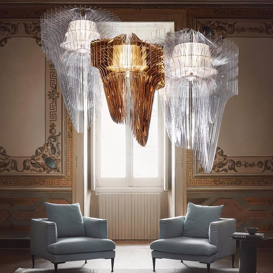Luminaires de Slamp Design sculptural
