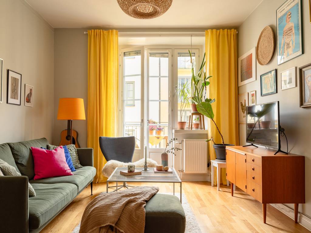 Appartement au design scandinave vintage à Stockholm